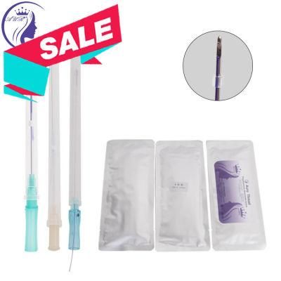 18g Blunt Cannula Needle Barbed 3D Suture Cog Face Lifting Pdo Meso Thread Korea
