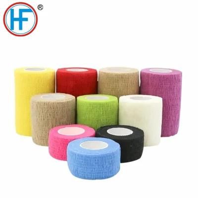 Mdr CE Approved China OEM Compression Rolls First Aid Self-Adhesive Bandage