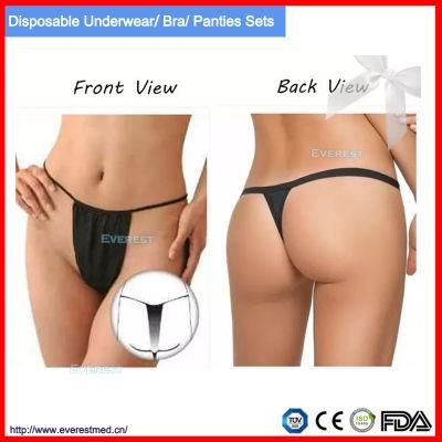 Disposable PP Non Woven Ladies Bikini Briefs