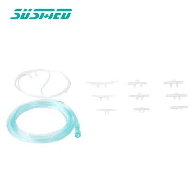 Disposable Medical Colored Nasal Oxygen Tube