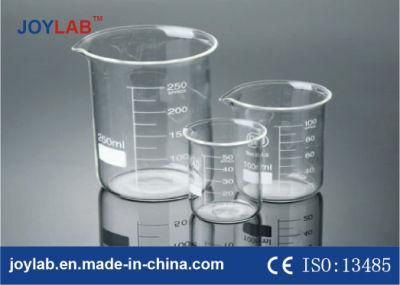 Beaker, Low Form with Spout, with Printed Graduations