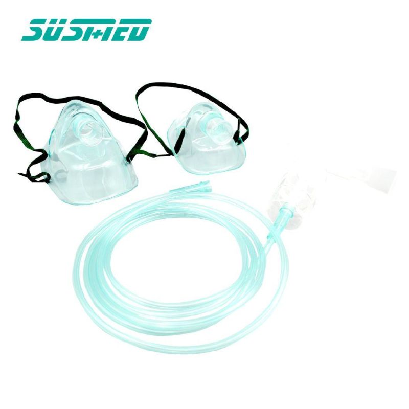 Medical PVC Oxygen Mask/Non Rebreathing Mask with Reservoir Bag