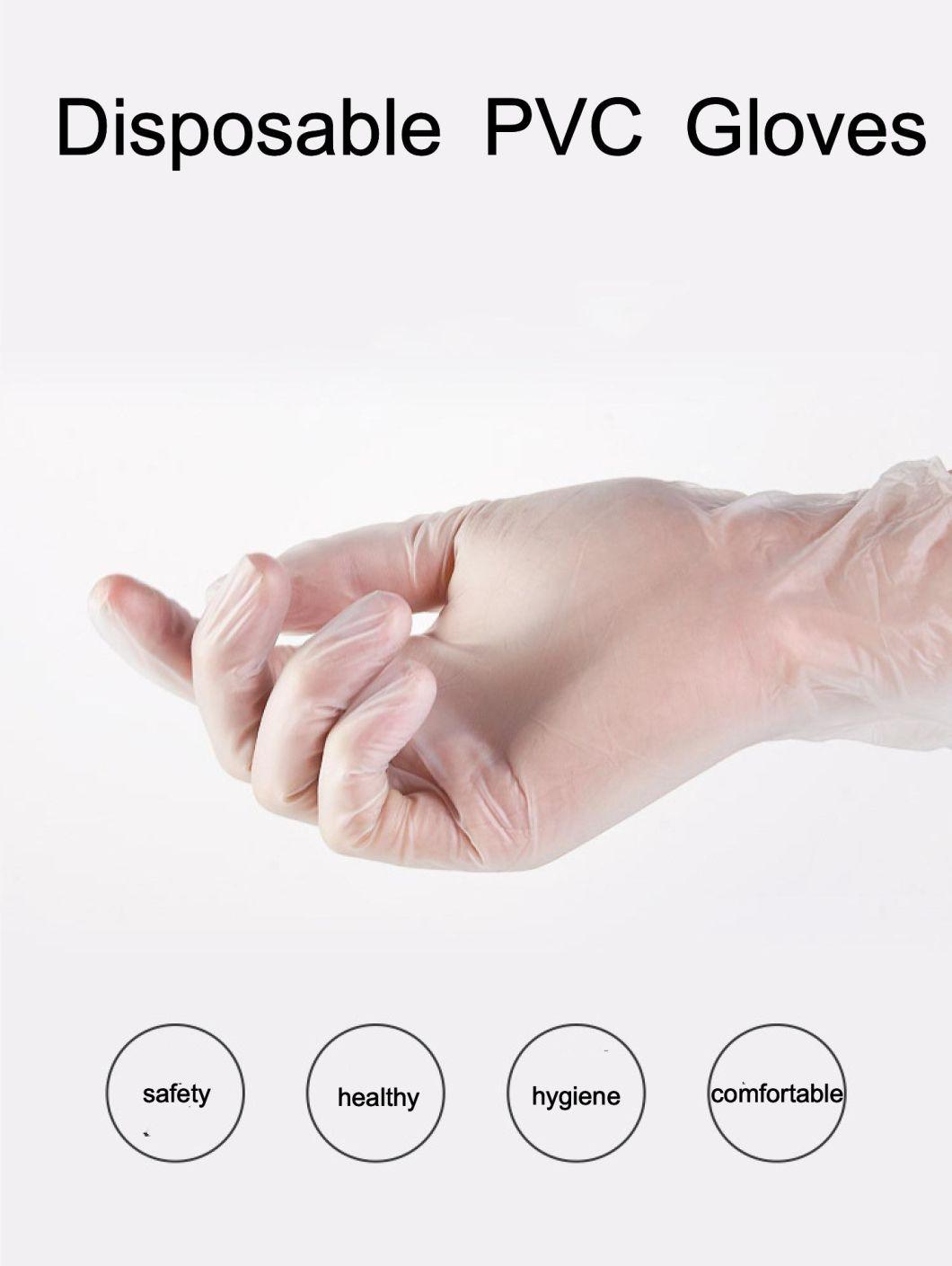 Factory Outlet Disposable PVC Gloves Vinyl Gloves with FDA CE