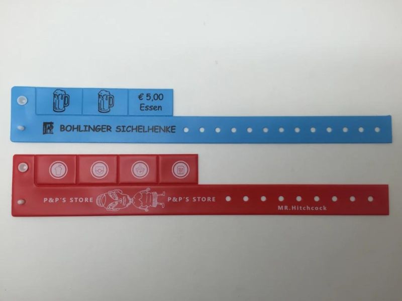 4 Tabs Wristbands Event Bracelet Entertainment Wristbands