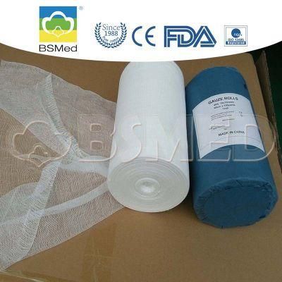 Surgical Absorbent Cotton Wool Gauze Roll with FDA Certificate