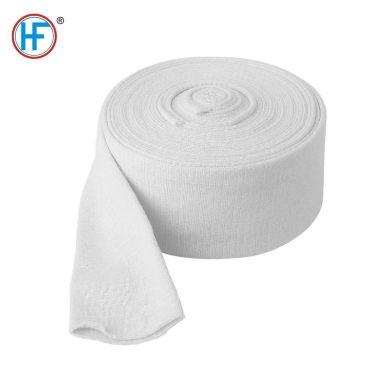 Mdr CE Approved Factory Direct Sale Tubular Gauze Bandage with Seamless Knit Tubular Construction
