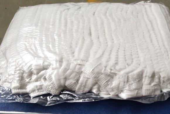 Disposable Non-Woven Hair Net Cap Mob Elastic Free Size