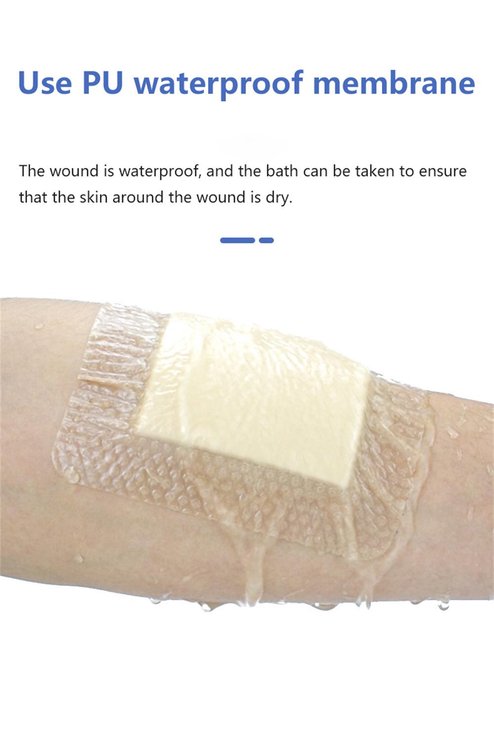 Bedsore Wound Dressing Silicone Foam Dressings Silicone Bordered Foam Dressing