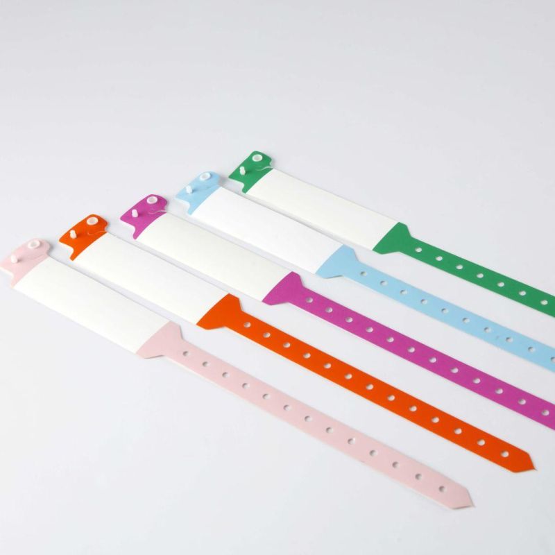 Disposable Waterproof Customs Soft ID Bracelet for Hospital