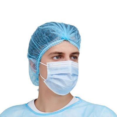 Wholesale Hospital Medical Single Use Hygienic Nonwoven Hairnet/Mob Cap
