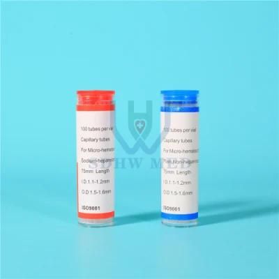 Medical Consumables Micro Haematocrit Capillary Tube