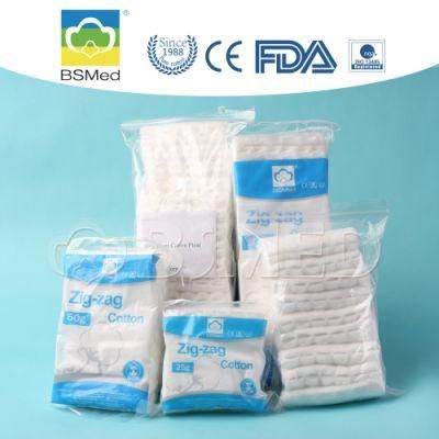 Medical Supplies Disposable Medicals Products Zig Zag Pleats Cotton