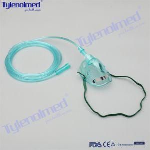 Factory Direct Sale Medical PVC Oxygen Mask with 7fts O2 Tubing