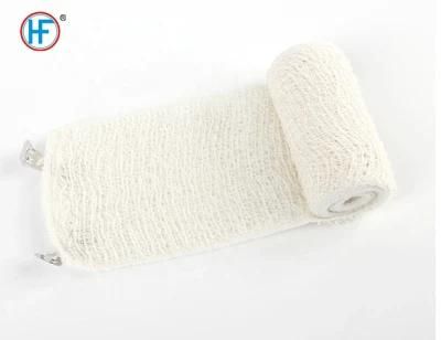 Mdr CE Approved Hemostasis Cotton Elastic Crepe Bandage with CE/FDA/ISO13485/Fsc Certification