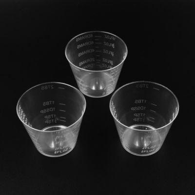 Disposable Graduated 30ml 60ml Medicine Measuring Cup