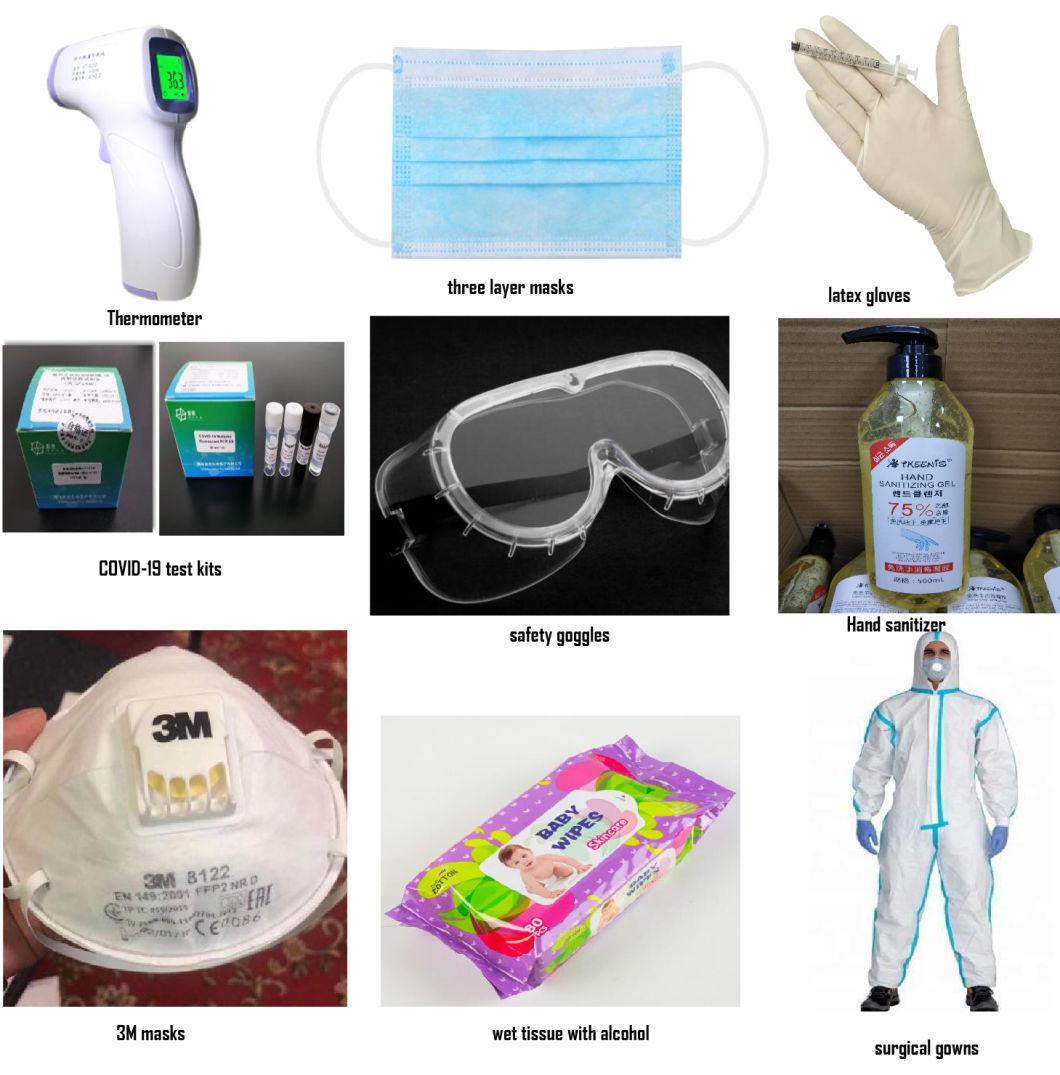 Nitrile Gloves for Surgeon Gloves Disposable Supplies 100% Latex Gloves Carton Medical Surgical Gloves Latex Sterilization Gloves