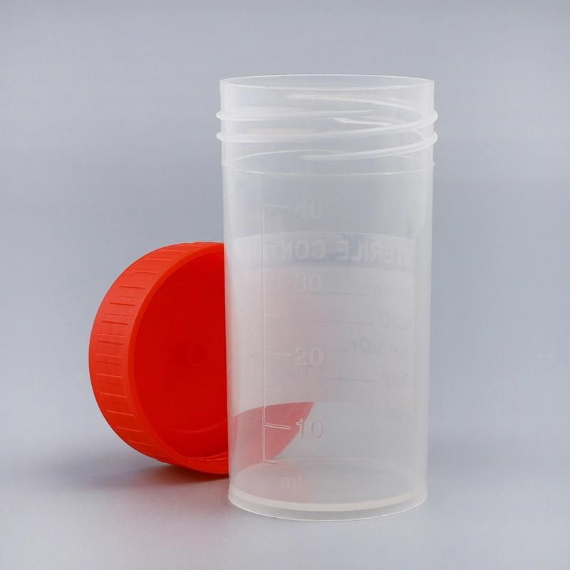 Individual Packing Test 40ml Medical Urine and Stool Containers