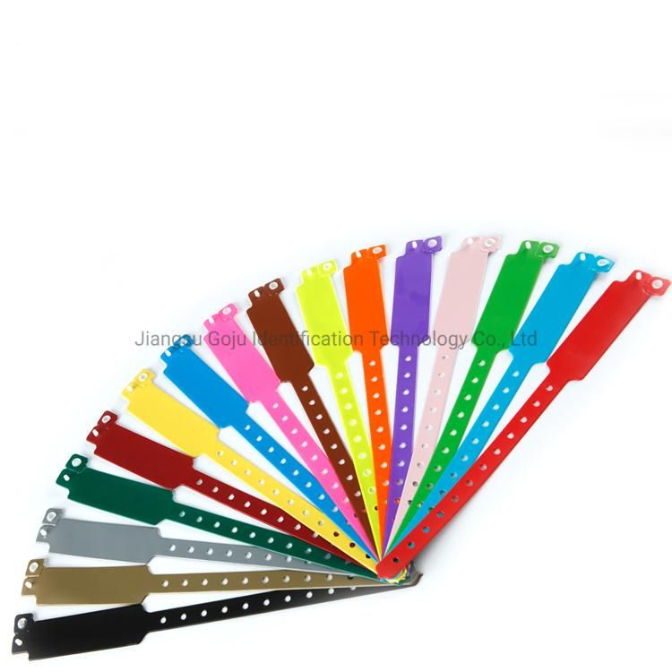 Vinyl Material Disposable Custom Event Vinyl ID Wristband