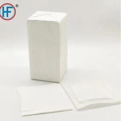 Mdr CE Approved Medical Wound Care Pure Cotton Gauze with Folded Edge