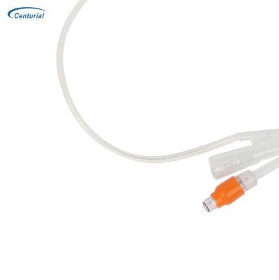 Medical Disposable Silicone Foley Catheter with Temperature Sensor Probe with CE ISO Certificates
