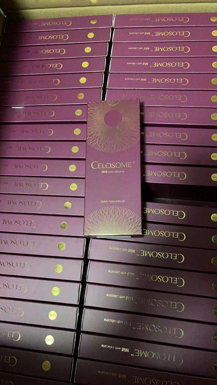 Celosome Acido Hialuronico Hyafiller Fillers Hyaluronic Acid 100% Pure Rell Facial 1 Ml Syringes Injections