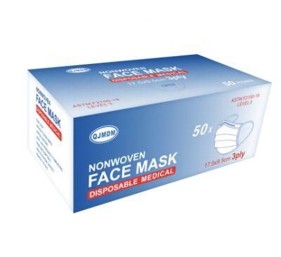 ASTM Level 123 Surgical Face Mask in American Standard with CE