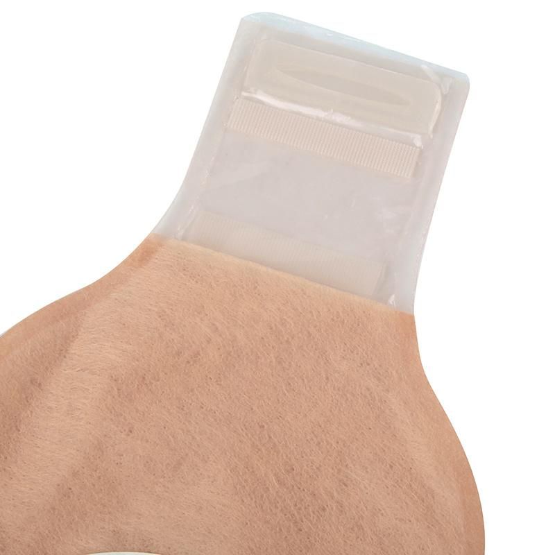 Ostomy Bag Open Pouch (clamp closure) Drainable 15-60mm Beige