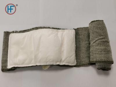 Mdr CE Approved Disposable Cotton Adult Green Bandage for Self-Rescue