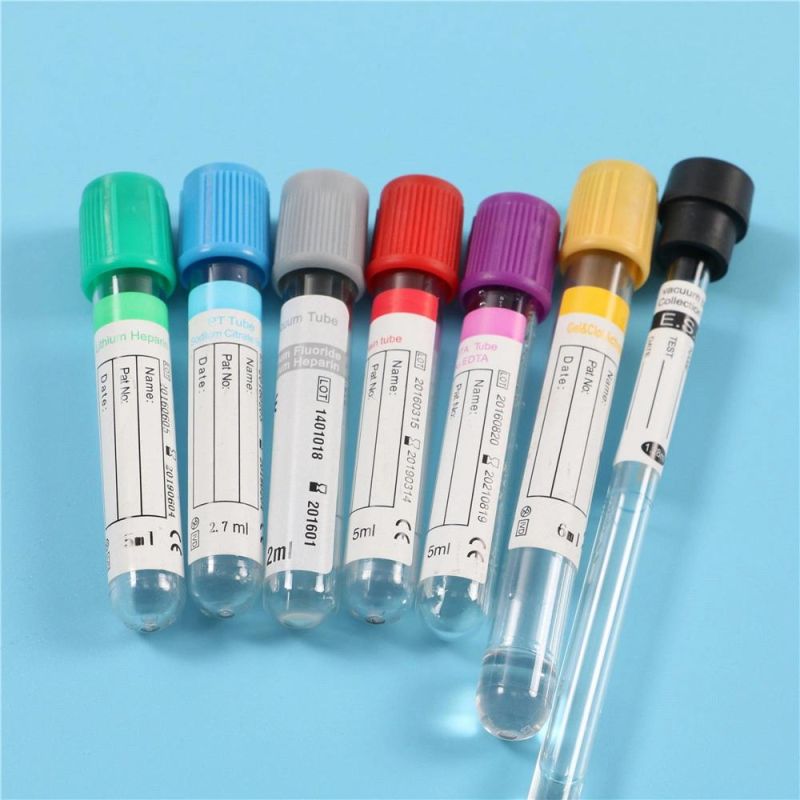 Different Type K2 K3 EDTA Vacuum Blood Collection Tubes for Medical Use
