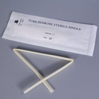 Medical Natural Latex Penrose Drainage Tubing with X-ray Opaque