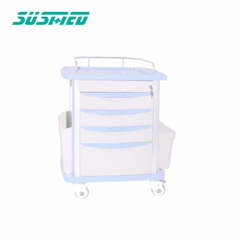 Wholesale Hospital Trolley Medical Service Cart with 4 Wheels
