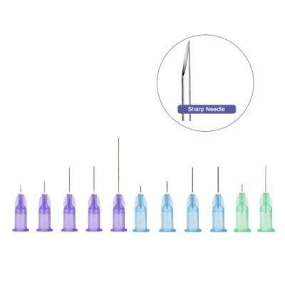 Epoxy Resin Adhesive Used Needles 20g 21g Hypodermic Safety Needle