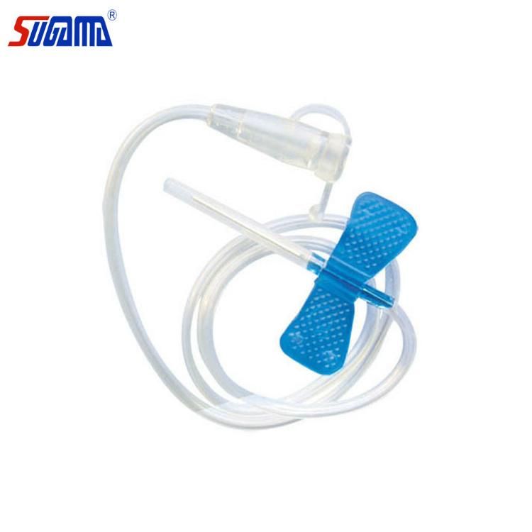 Sterile Luer Lock Connector IV Scalp Vein Set Size 23G Butterfly Needle