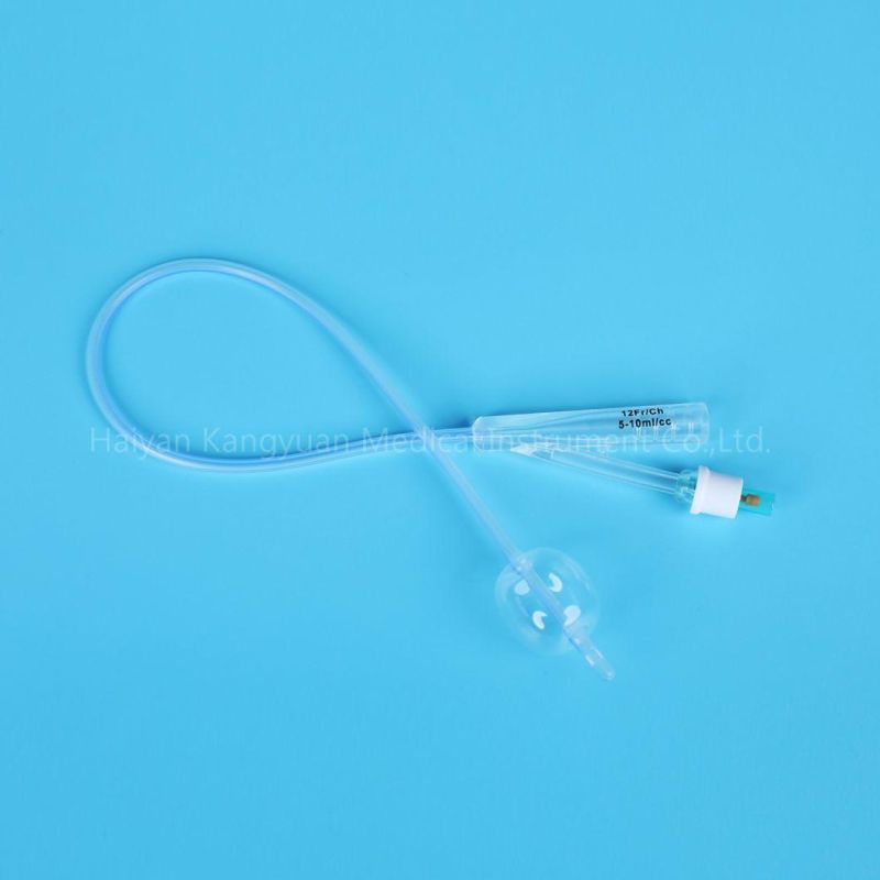 Suprapubic Silicone Foley Catheter with Open Tip