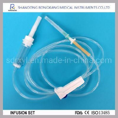 Disposable Infusion Set with Needle or Without Needle Luer Slip or Luer Lock
