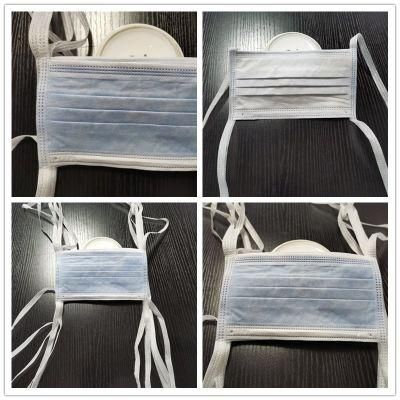 3ply Non Surgical Spp Non Surgical Mask with Ear String Tie Back