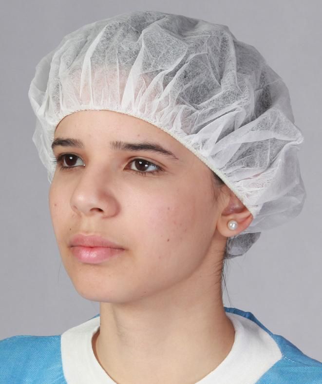 Pleated Nurse Disposable Mob Cap