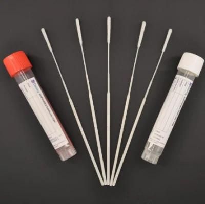 Laboratory Sample Collection Sterile Nasal Flocked Swab Sterile Throat Flocked Swabs