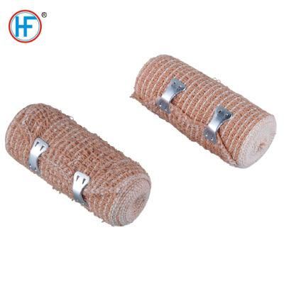 Mdr CE Approved Hf 80% Cotton Medical Crepe Bandage with Good Air Adapt Ability