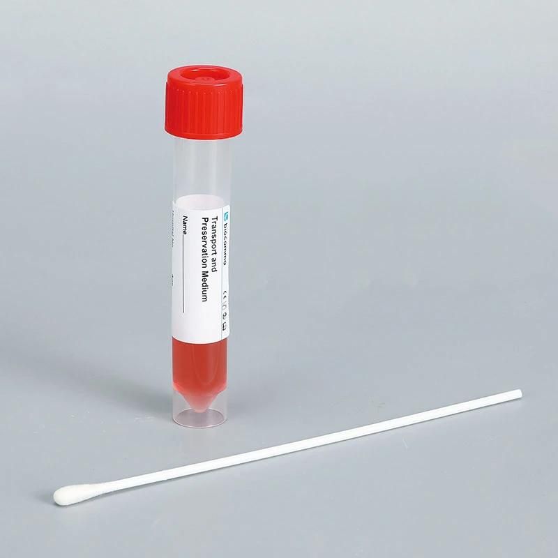 Virus Delivery Medium Vtm Kit & Nasopharyngeal Swab Vtm CE ISO