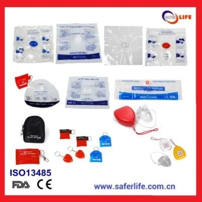 2019 Training Gift First Aid Emergency Resuscitator Mask One Way Filter CPR Masks Face Patient Face Shield