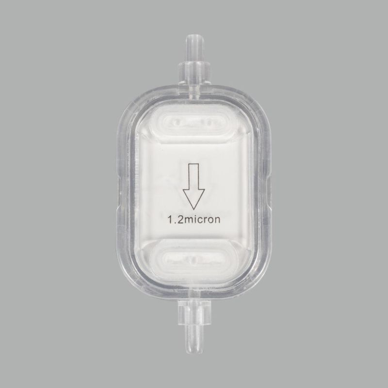 Single Use Medical Products Automatic Stop Fluid Infusion Precision Liquid Filter
