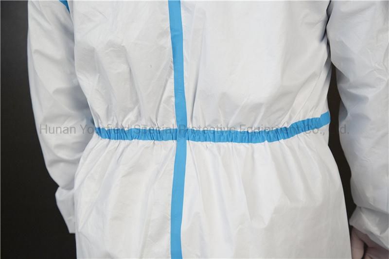 Non Woven SMS Disposable Protective Coverall