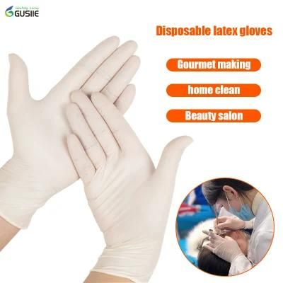 Factory Manufacture Medical Examination Latex Disposable Latex Glove Latex Vinyl PE Gloves Powder Free Gloves