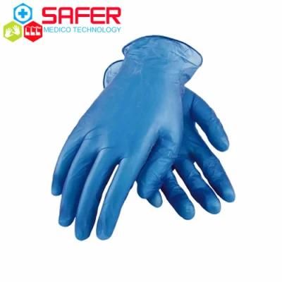Stand Gloves Disposable Vinyl Powder Free Blue Examination From China