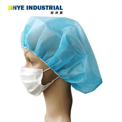 Disposable Nonwoven Spunlace Nonwoven Clip Cap Mob Cap Bouffant Cap