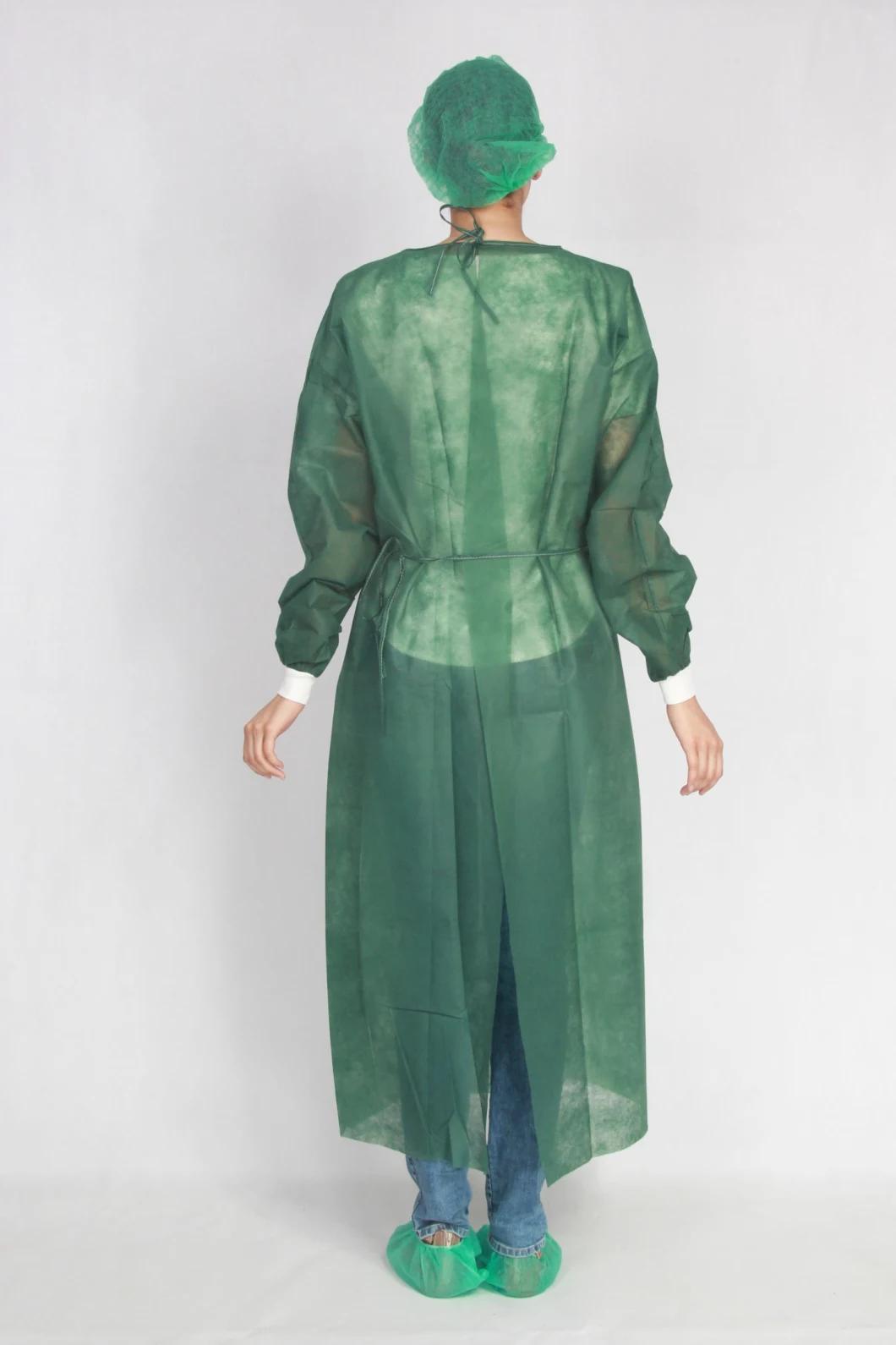 Level 2 Disposable Isolation Gown with Elastic Cuff, Latex Free, Fluid Resistant