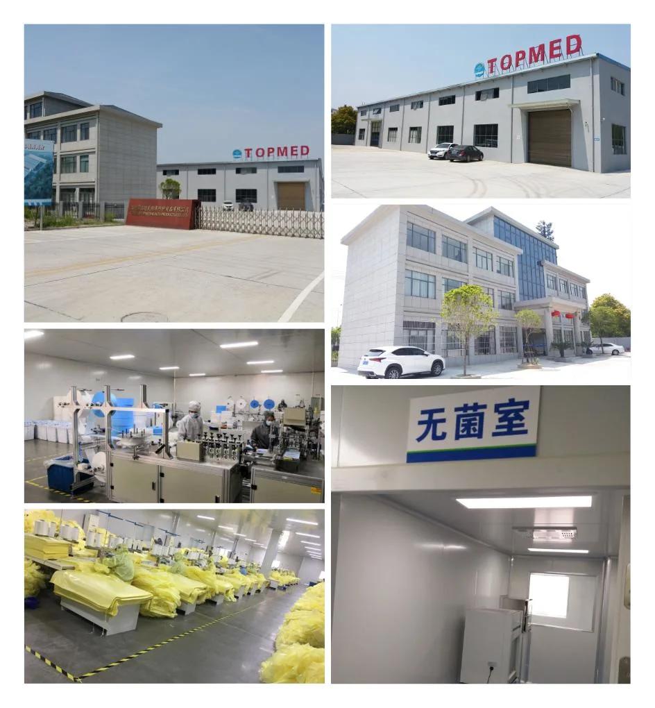 En13795 Approval Disposable PP+PE Waterproof Isolation Gown