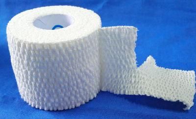 Cotton Fabric High Stretch Bandage for Weightlifting Light Eab Tape Hand Guard with Hot Melt Glue
