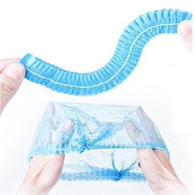 Factory Direct Non-Woven Protective Cap Spot Disposable Medical Hat Dust-Proof Surgical Non-Woven Round Cap